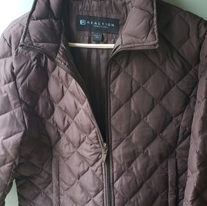 Women's large reaction by Kenneth Cole , brown quilted jacket